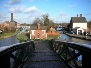 Hawkesbury Junction on the North Oxford Canal