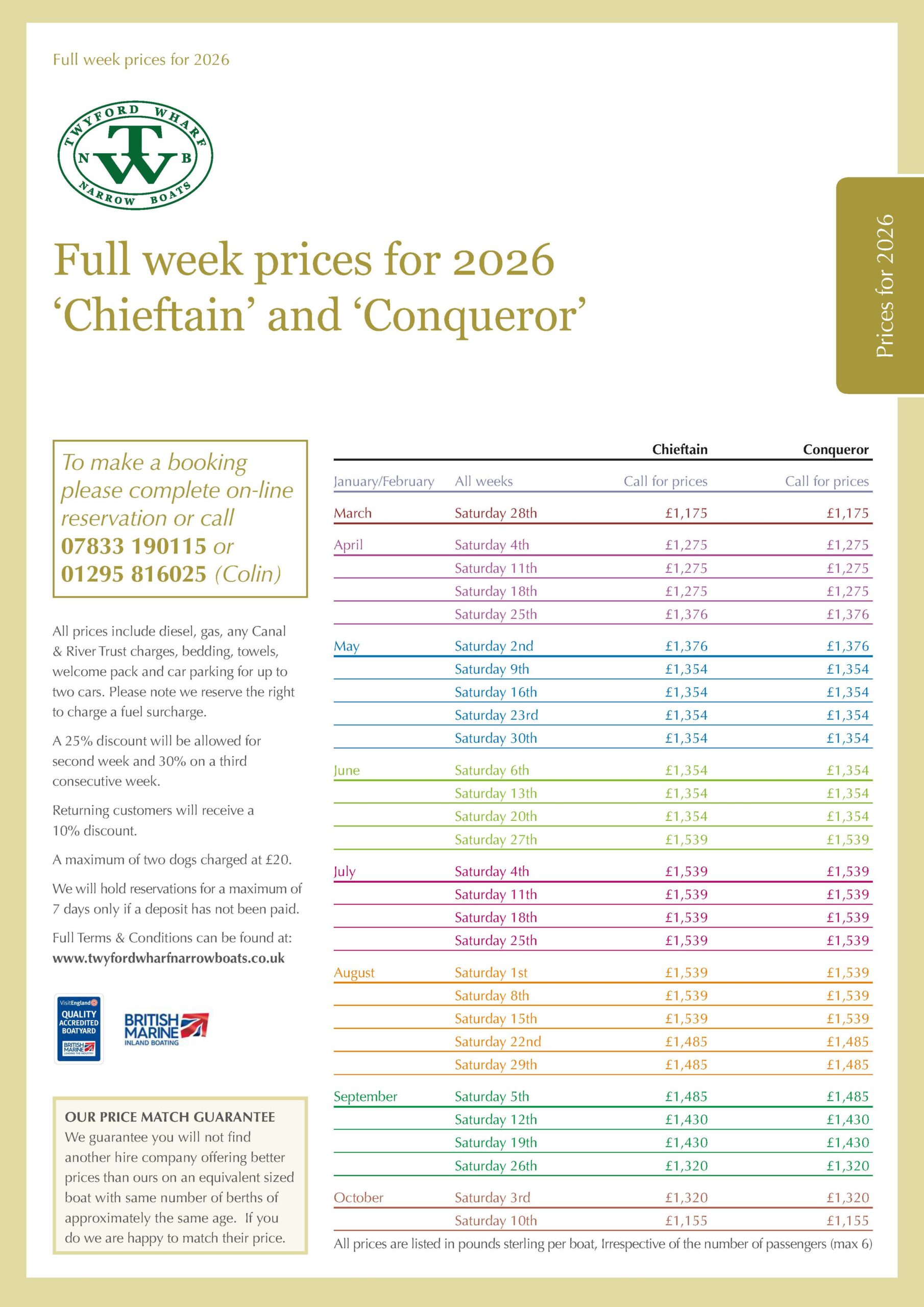 Twyford Wharf Prices 2026 web AW